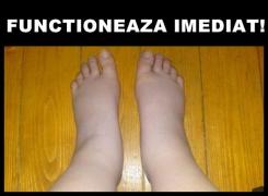 UTIL! Aşa scapi de PICIOARELE UMFLATE în doar câteva minute