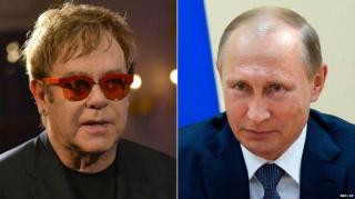 Președintele Putin l-a sunat pe Elton John. Ce au discutat cei doi