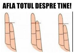 Află ce fel de persoană eşti în funcţie de DEGETUL MIC de la mâna stângă