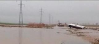 Constanţa: Un autocar PLIN cu pasageri a fost luat de viitură