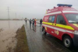 Constanța: Autocar cu pasageri ajuns într-un șanț pe DJ226