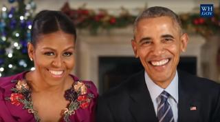 Michelle și Barack Obama, ultimul mesaj de Crăciun de la Casa Albă (VIDEO)