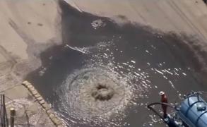 Scurgere MASIVĂ de apă menajeră pe plajele din Los Angeles: "Este cea mai mare scurgere din istoria recentă". VIDEO