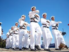 ZIUA MARINEI - Aproximativ 10.000 de oameni la cel mai mare spectacol naval din acest an. Preşedintele Klaus Iohannis, la prima participare (GALERIE FOTO)