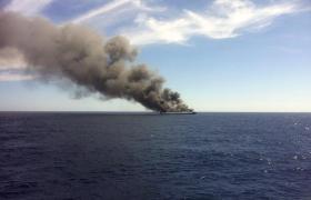 PANICĂ şi GROAZĂ! Un feribot cu sute de persoane la bord a luat foc în Oceanul Atlantic