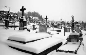 Urmărire cu pistoale şi câini în Bihor. Cu poliţiştii pe urmele lui, un hoţ s-a baricadat în...cimitir