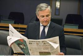 Antonio Tajani ar fi câştigat şi al doilea tur al alegerilor pentru preşedinţia Parlamentului European