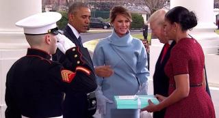 MELANIA TRUMP a furat ceremonia de învestire a soţului. Toate privirile sunt aţintite asupra Primei Doamne (VIDEO, FOTO)