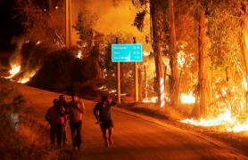 VIDEO&FOTO Cel mai mare incendiu din istoria modernă a statului Chile a făcut deja şase victime