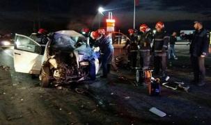 ACCIDENT TRAGIC în apropiere de Capitală: O femeie și un copil au fost spulberaţi de un TIR. Imagini DRAMATICE de la locul tragediei