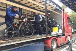 Biciclete de aproape un milion de lei, furate din Germania, au fost găsite într-un TIR în vama Nădlac