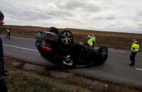 Pelerinaj cu final dramatic, pentru un şofer. Bărbatul a adormit la volan după ce a fost la Sfânta Parascheva şi a provocat un accident
