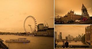 Uraganul Ofelia a semănat o groază TERIBILĂ printre englezi. Dintr-o dată, cerul s-a colorat în PORTOCALIU (VIDEO)