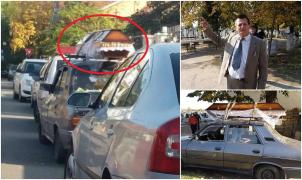 Cu mortu' pe capota maşinii, ziua în amiaza mare! IMAGINI HALUCINANTE surprinse pe străzile din Satu Mare (VIDEO ŞOCANT)