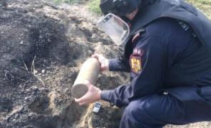 Pericol de explozie în Tulcea. Proiectil din Al Doilea Război Mondial, găsit de un cioban pe câmp