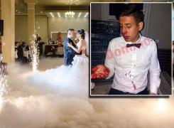 Scandal SÂNGEROS la NUNTĂ! Un ospătar a fost bătut şi pus să-şi ceară scuze în genunchi în faţa mirelui - FOTO