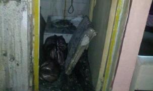 Incendiu violent într-un bloc din Lugoj! Zeci de oameni, printre care şi copii, evacuaţi de urgenţă