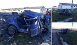 ACCIDENT CUMPLIT la intrarea în Mangalia! Un băiat de 16 ani A MURIT, iar un altul este în stare gravă, după un impact devastator. Maşina s-a rupt în două!