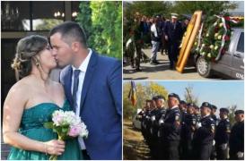 LACRIMI de durere, ŢIPETE sfâşietoare şi sute de oameni la înmormântarea tânărului POLIŢIST MORT la Turceni. "S-a stins cu ochii înlăcrimați!" (VIDEO)