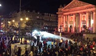 Incidente violente la Bruxelles, la finalul meciului Belgia - Maroc, din calificările pentru Cupa Mondială