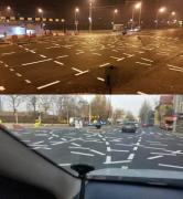 Așa ceva... O intersecție nouă din Timișoara îi va face pe șoferi să se întrebe dacă au halucinații: "Cum a aprobat Poliția Rutieră așa ceva?"