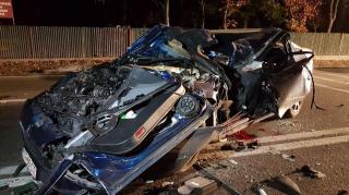 Jandarm ucis de un TIR, după ce şoferul mastodontului a decis inexplicabil să întoarcă pe linia continuă. Impactul, deosebit de puternic