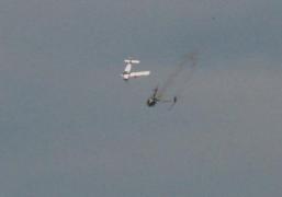 Accident aviatic Marea Britanie. Un elicopter s-a ciocnit în aer cu un avion, deasupra conaculului familiei Rothschild din Buckinghamshire