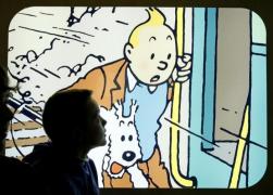 Vi-l amintiţi pe Tintin şi căţeluşul lui, Snowy? Un desen cu personajele din benzi desenate s-a vândut cu peste 500.000 de euro (FOTO)