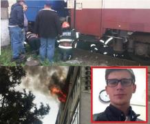 Daniel Rohozneanu, tânărul maistru militar care şi-a dat inexplicabil foc la casă şi apoi a dezertat, s-a aruncat în faţa trenului
