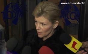 Sanda Ladoşi a vorbit la ieşirea din sediul DIICOT, unde a fost audiată în calitate de suspect: "Asta nu înseamnă nimic!"