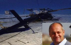 Accident aviatic, pe Muntele Mic, în urmă cu puțin timp! Milionarul Romeo Dunca s-a prăbuşit cu elicopterul pe care îl pilota. Imagini dramatice