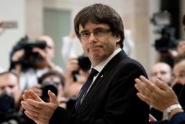 Apelul fostului lider catalan, Carles Puigdemont, de la Bruxelles: 'Pentru Catalonia, pentru libertatea prizonierilor politici şi pentru republică'
