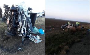 Accident înfiorător în Constanţa! Sunt şase victime, după ce două maşini s-au făcut praf la ieşirea din Tariverde (IMAGINI DRAMATICE)