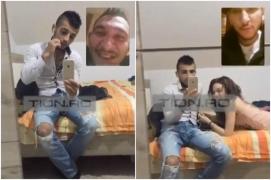 HALUCINANT! Tolănit pe pat, un hoţ din Timişoara explică, LIVE, pe Facebook, cum fură el din Germania: "Vin cu băieţii, fac două, trei mii și vin acasă ..." (VIDEO)