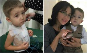 Mihăiţă are 3 anişori şi i s-a oprit inima de două ori. În somn. Părinţii micuţului fac un apel disperat pentru salvarea fiului lor