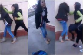 Nou episod de violenţă extremă în şcoală! O fată din Constanţa este umilită şi lovită cu sălbăticie de o colegă, spre amuzamentul celorlalţi elevi (Video)