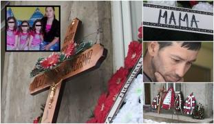 Cinci fetiţe din Vaslui şi-au înmormântat azi mama. Sute de oameni au condus-o pe Laura, pe ultimul drum. Tânăra avea doar 26 de ani (Video)