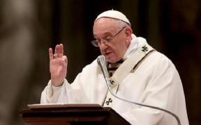 Papa Francisc a făcut un apel la pace pentru Ierusalim, în predica ţinută de Crăciun