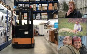 Soţia bărbatului strivit în supermarket de paletul cu marfă, devastată, cu ochii în lacrimi: "Mi l-au omorât, cum se poate să intri în magazin şi să mori" (Video)