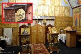 Tânărul care a furat cutia milei de la schitul Straja s-a prezentat ca ofiţer SPP şi le-a ordonat jandarmilor să-l lase să folosească toaleta