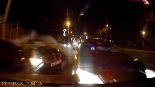 Video: momentul terifiant al accidentului în lanţ produs în Suceava a fost filmat