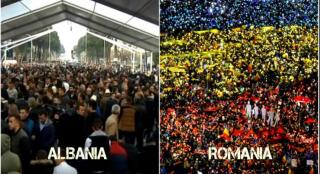 Protestele din România îi mobilizează şi pe albanezi împotriva Guvernului de la Tirana: "Un exemplu de curaj popular din partea cetăţenilor români"
