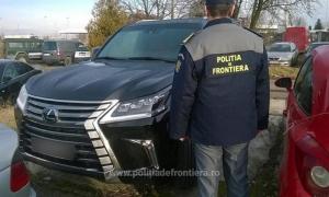 Căutat în Rusia, găsit în România: Un Lexus a fost confiscat la Vama Petea