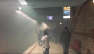 INCENDIU la metrou, în Bucureşti! Imagini amator din staţia Eroii Revoluţiei (VIDEO, FOTO)