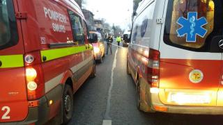 Accident GRAV! O femeie a fost LOVITĂ de o maşină, în centrul Capitalei (FOTO)