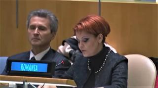 Lia Olguţa Vasilescu nu se lasă! După ce engleza sa de la ONU a devenit VIRAL pe internet, ministrul ne "loveşte" cu speech-ul în franceză (VIDEO)