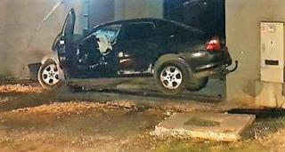 Accident rutier HALUCINANT la Mangalia. Poziția BIZARĂ în care a fost găsită mașina (VIDEO)