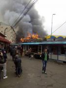 INCENDIU puternic la o pensiune din Focşani, lângă o benzinărie