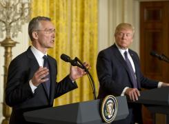 România, MENŢIONATĂ la Casa Albă în timpul întâlnirii Trump - Stoltenberg (VIDEO)