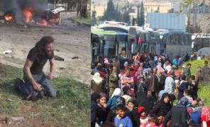 Peste 100 de morți, după ce un jihadist a ademenit cu chipsuri copiii unui convoi de refugiați, apoi s-a detonat. Jurnaliștii, în genunchi, n-au putut să filmeze